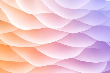 Abstract pastel wave pattern in orange and purple hues
