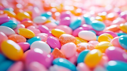 colorful candy background, close up