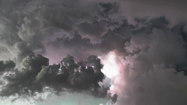 Epic Thunderstorm Clouds and Lightning