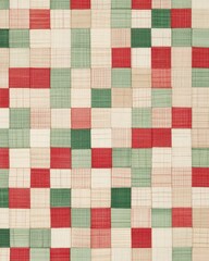Checkered fabric texture