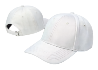 white cap isolated on white