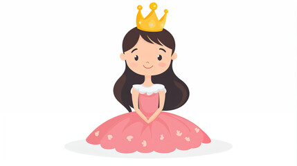 cartoon illustration of princess