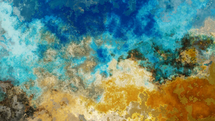 4K watercolor abstract digital texture with grainy marbled effect.