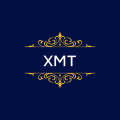XMT Letter Initial Logo Design Template Vector Illustration