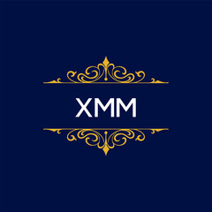 XMM Letter Initial Logo Design Template Vector Illustration
