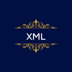 XML Letter Initial Logo Design Template Vector Illustration
