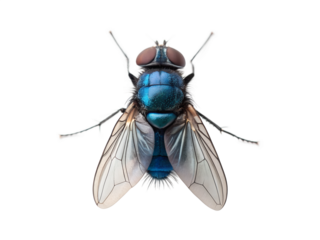 fly isolated on white