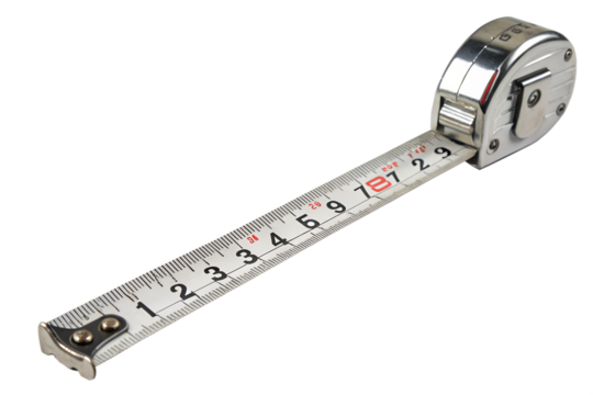measuring tape isolated on white background