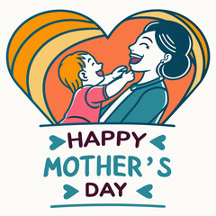 A woman holds her baby 