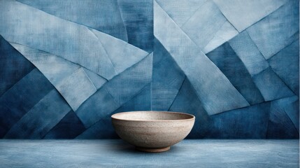 Abstract Indigo Bowl Studio