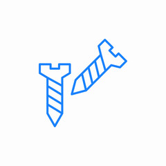 measuring tape tools. icon sign vector