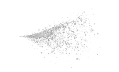 The Elegant White Glitter Splash Effect beautifully contrasts against a Dark Background for a stunning visual impact