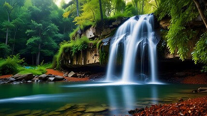 waterfall in the forest