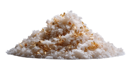 Pile of gourmet salt: A close-up image showcasing a pile of gourmet salt, evoking culinary textures and flavors, ready to enhance your dishes and elevate your culinary creations.