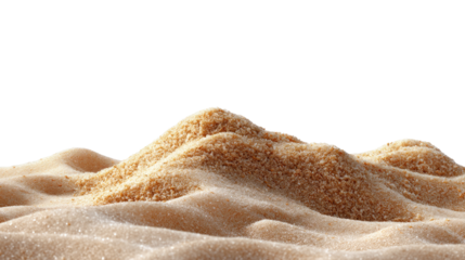 Sand Dune Texture: A close-up, detailed view of golden sand, sculpted into soft dunes, showing the unique texture and natural beauty of a beach setting.