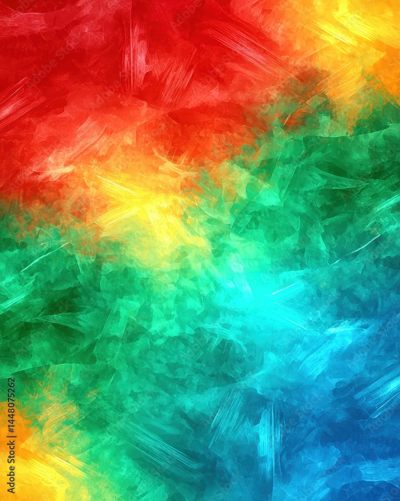 Poster bright and colorful background with vibrant patterns creating an eye-catching visual display