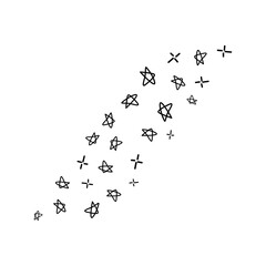 Stars Doodle Pattern