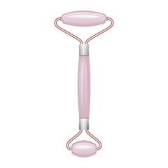 Jade roller scraper for facial skincare massage