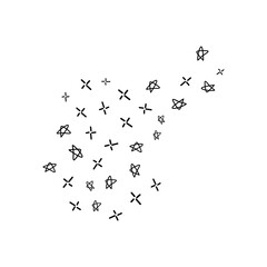 Stars Doodle Pattern