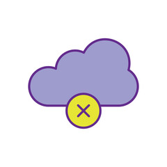 Offline Icon vector stock illustration