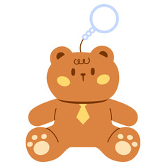 Obraz premium teddy bear keychain