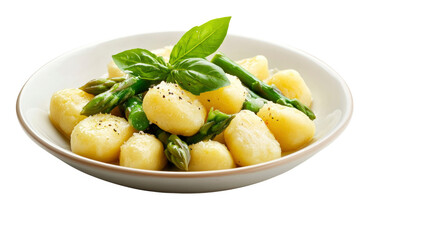 Delicious Gnocchi with Asparagus and Basil