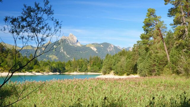 Wild Nature at Urisee Lake in Austria