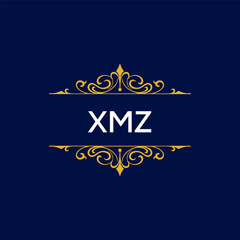 XMZ Letter Initial Logo Design Template Vector Illustration