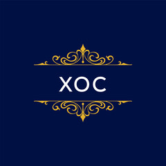 XOC Letter Initial Logo Design Template Vector Illustration