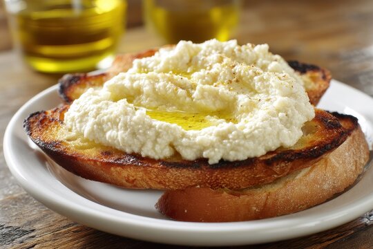 Baccala Mantecato A Venetian creation of whipped salt cod blended with olive oil served on crostini or polenta for a rich taste