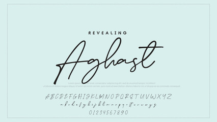 Photography signature logo with Font Calligraphy Logotype Script Font Type Font lettering handwritten with camera icon design
