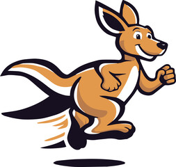 kangaroo vector illustration