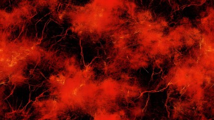 Abstract fiery pattern with dark veins.