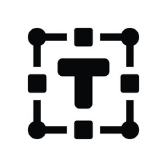 font glyph icon. Strong and solid vector icon for websites, mobile interfaces, presentations, and visual branding. High quality and easy to edit.