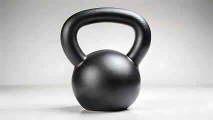 Matte Black Kettlebell for Strength Training