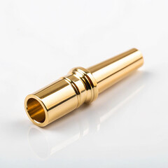 Fototapeta premium Clarinet mouthpiece on white surface