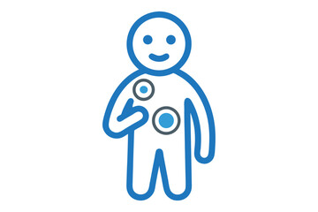 Futuristic Skin Scan Vector – Wearable Sensor for Hydration & Vitamin Tracking at Home