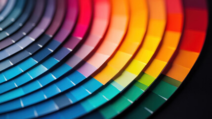 Fototapeta premium color chart for paints, color range
