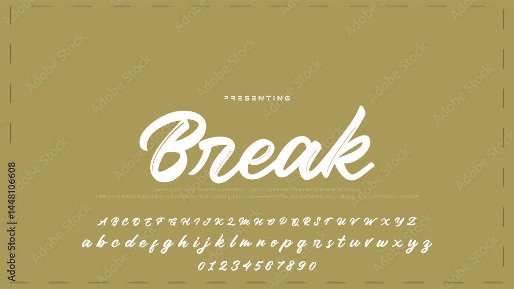 Poster hand drawn vector alphabet. modern monoline signature script font. elegant signature font. best alph