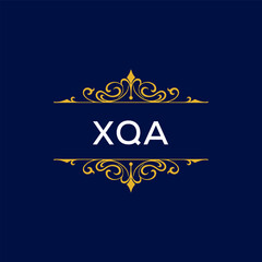 XQA Letter Initial Logo Design Template Vector Illustration
