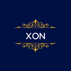 XON Letter Initial Logo Design Template Vector Illustration