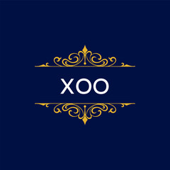 XOO Letter Initial Logo Design Template Vector Illustration