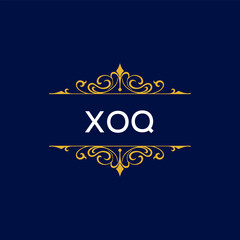 XOQ Letter Initial Logo Design Template Vector Illustration