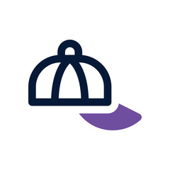 cap duotone icon. Sleek and modern vector icon for websites, mobile apps, marketing materials, and corporate design. Fully scalable and ready to use.