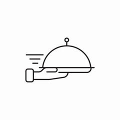 Restaurant food service icon vector sign