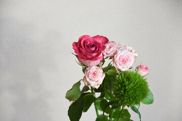 ピンクの花束