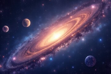 Obraz premium Cosmic Adventure in the Stars