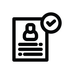 account line icon. Clean and minimalist vector icon for websites, mobile apps, presentations, and logos. Fully scalable and customizable for any project.