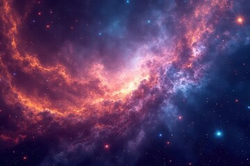 Fototapeta premium Symphonic Colors Across Space