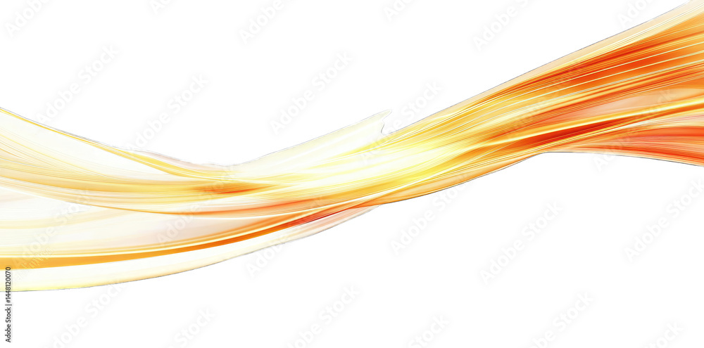 Fototapete abstract flowing design featuring smooth. elegant waves of warm colors. creating a sense of motion a